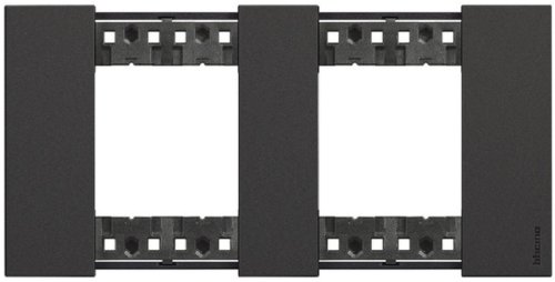 Рамка универсальная Legrand BTicino Living Now 2-м. 4 мод. черный фото Рамка универсальная Legrand BTicino Living Now 2-м. 4 мод. черный картинка